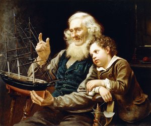 海の物語、1883 作： John George Brown