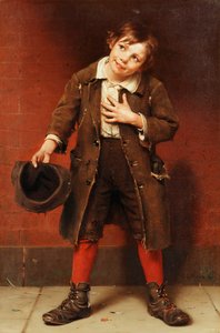 乞食少年、1885-1887年頃