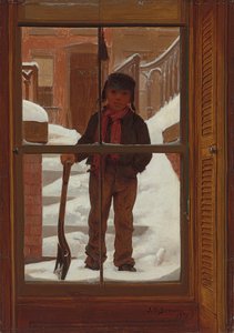 雪を降りることはできますか？、1871 作： John George Brown