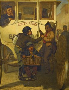 この行では許可されていない色付きの人々、1863 作： John George Brown