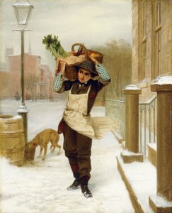 配達人、1863 作： John George Brown