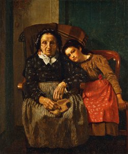 祖母のお気に入り、 作： John George Brown