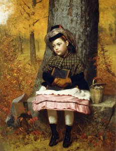 スクールバウンド、1873 作： John George Brown
