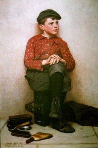 Shoeshine Boy, New York 作： John George Brown