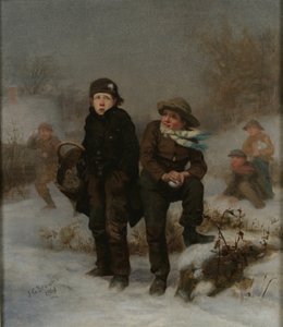 犠牲者、1861 作： John George Brown