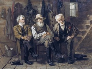 質問を決定するには、1897年。 作： John George Brown