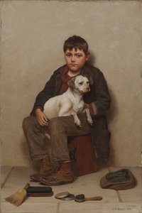 真の友、1900 作： John George Brown