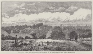 Herne HillとDulwichの近くにあるBrockwell Parkは、Public Recreationのために購入されます 作： John Gilbert