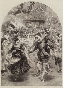 昔の男爵の間のクリスマス 作： John Gilbert