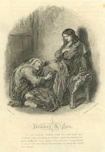 ドンビーと息子：アリスブラウンと母親 作： John Gilbert