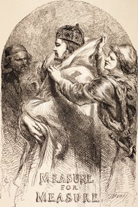 「イラストレイテッド・ライブラリー・シェイクスピア」からのメジャー・フォー・メジャーのイラスト、ロンドン1890年発行 作： John Gilbert