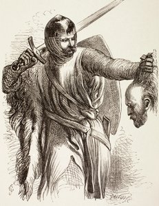 オーストリアの頭を持つろくでなし、1890 作： John Gilbert