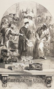 ヴェネツィアの商人、1890 作： John Gilbert