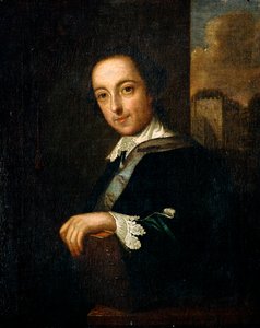 ホレス・ウォルポール卿、1755年頃（キャンバスに油彩） 作： John Giles Eccardt