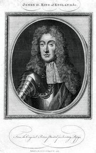 イギリスのジェームズ2世、1787年。 作： John Goldar