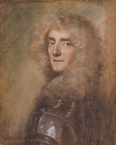 フィリップウールリッチの肖像画（パステルと紙にチョーク） 作： John Greenhill