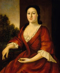ジョン・グリーンリーフ夫人、旧プリシラ・ブラウンの肖像（b.1725）c.1748