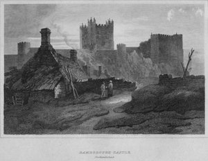 バンバラ城、ノーサンバーランド、1814 作： John Greig