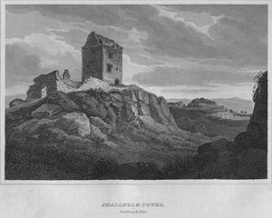 Smallholm Tower、Roxburghshire、1814 作： John Greig