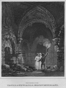 ニューカッスルの城の礼拝堂、ノーサンバーランド、1814 作： John Greig