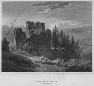 サールウォール城、ノーサンバーランド、1814