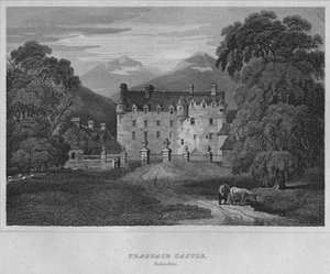トラクエア城、ピーブルシャー、1814