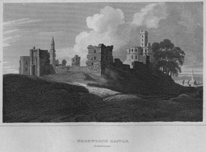 ワークワース城、ノーサンバーランド、1814 作： John Greig
