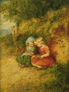 森の女の子、1860 作： John H. Dell