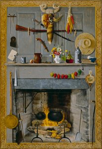 おばあちゃんハースストーン、1890 作： John Haberle