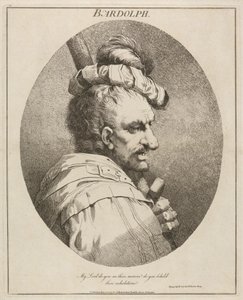 Bardolph, "Henrique IV", Parte II, Ato II, Cena IX 作： John Hamilton Mortimer