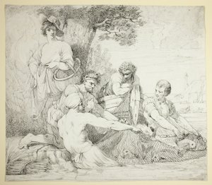 漁師 作： John Hamilton Mortimer