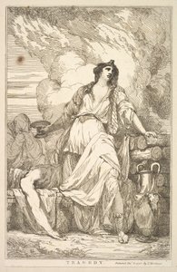 1778年12月8日、ジョシュアレイノルズ卿に捧げられた15のエッチングの悲劇。 作： John Hamilton Mortimer