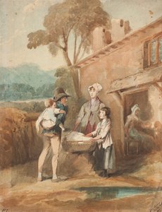 ランドリー、1809（紙にトイレ） 作： John Harden