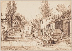 マーケットプレイス、1825 作： John Harden