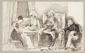 1824年の病気と休息 作： John Harden