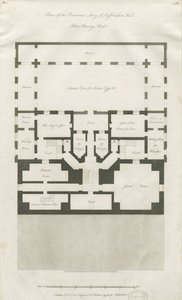 スタッフォード-シャイアホールの地下物語の計画：彫刻、nd [1794-1798]（印刷）