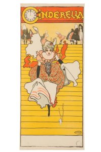 「シンデレラ」- J。ハッサル-プラカット、ca。 1893-1895