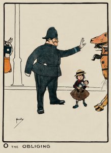 O the Obliging - J. Hassall -ドローイング、1903