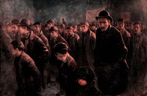 失業者- J・ハッサル-絵、1911年 作： John Hassall