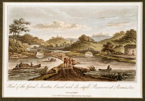 グランドジャンクション運河、ブラウンストン、ノーサンプトンシャー、1819 作： John Hassell
