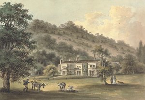 Grove Cottage、Box Hill、Surrey、George Barclay Esq の座席。 作： John Hassell