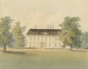ドラモンド牧師牧師館、1823年（紙に水彩） 作： John Hassell
