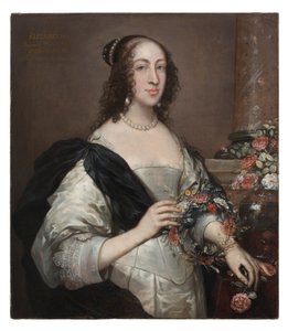 エリザベス・レイ、バロネス・ノリス、1638年頃、上塗り1645年頃 作： John Hayls