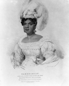 1824年、サンドイッチ諸島の女王陛下、タメハマル