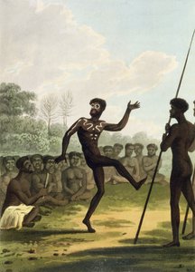 マシュー・デュブール（fl.1813-1820）pubによって刻まれたニューサウスウェールズの原住民のダンス。 1813 作： John Heaviside Clark