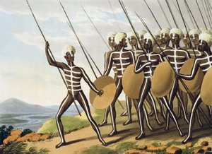 1813エドワードオームによって発行されたマシューDubourg（fl.1785-1820）によって刻まれたニューサウスウェールズの戦士 作： John Heaviside Clark
