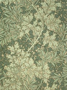 John Henry Dearle（1860-1932）がモリスアンドカンパニーのためにデザインした葉の壁紙