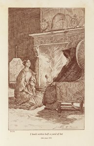 シャーロット・ブロンテ作『ジェーン・エア』の挿絵（リトグラフ） 作： John Henry Frederick (after) Bacon