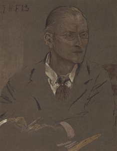 チャールズヴォイジー、イギリス人建築家兼デザイナー 作： John Henry Frederick Bacon