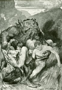 邪悪な悪魔は、激しい貪欲で貪欲に彼らをつかみました